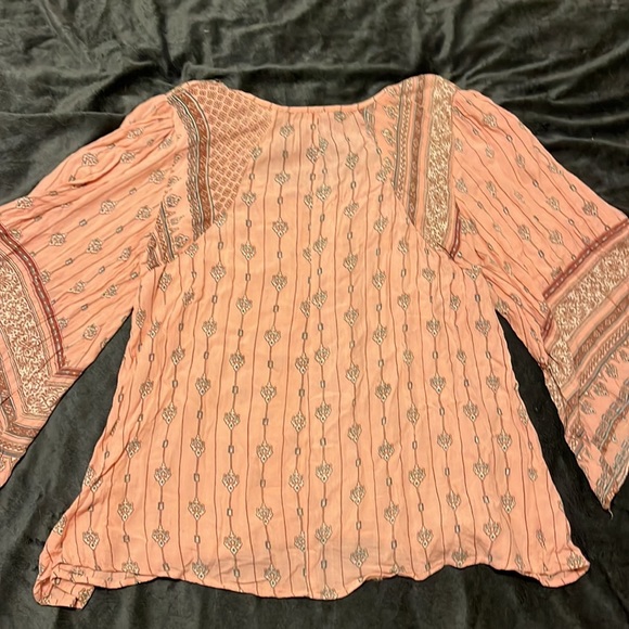 Pink hippy style flowy shirt - Picture 5 of 5